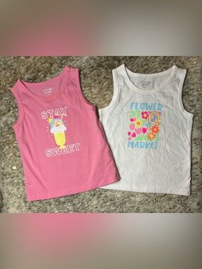 5 for $25🔥Garanimals‎ Set of 2 Tank Tops Girls 3T